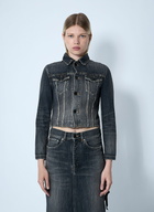 Balenciaga Lace-Up Denim Jacket