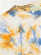 Aries - Printed Tie-Dyed Cotton-Jersey T-Shirt - White