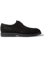 TOM FORD - Kensington Suede Derby Shoes - Black
