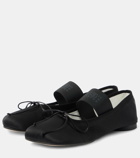 MM6 Maison Margiela Satin ballet flats