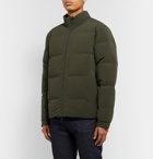 NN07 - Quilted Shell Down Jacket - Green