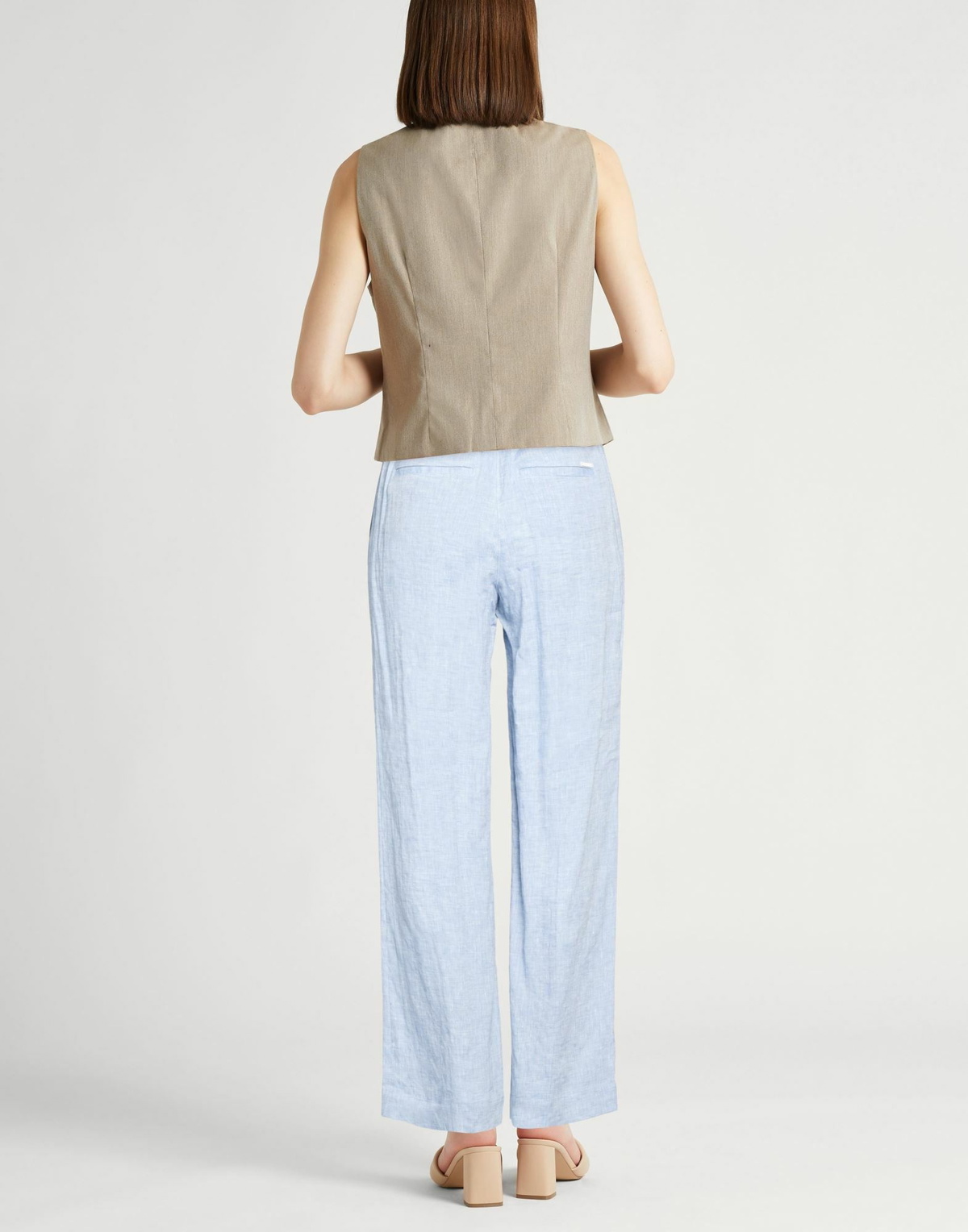 Peserico Womens Pants Light in Blue