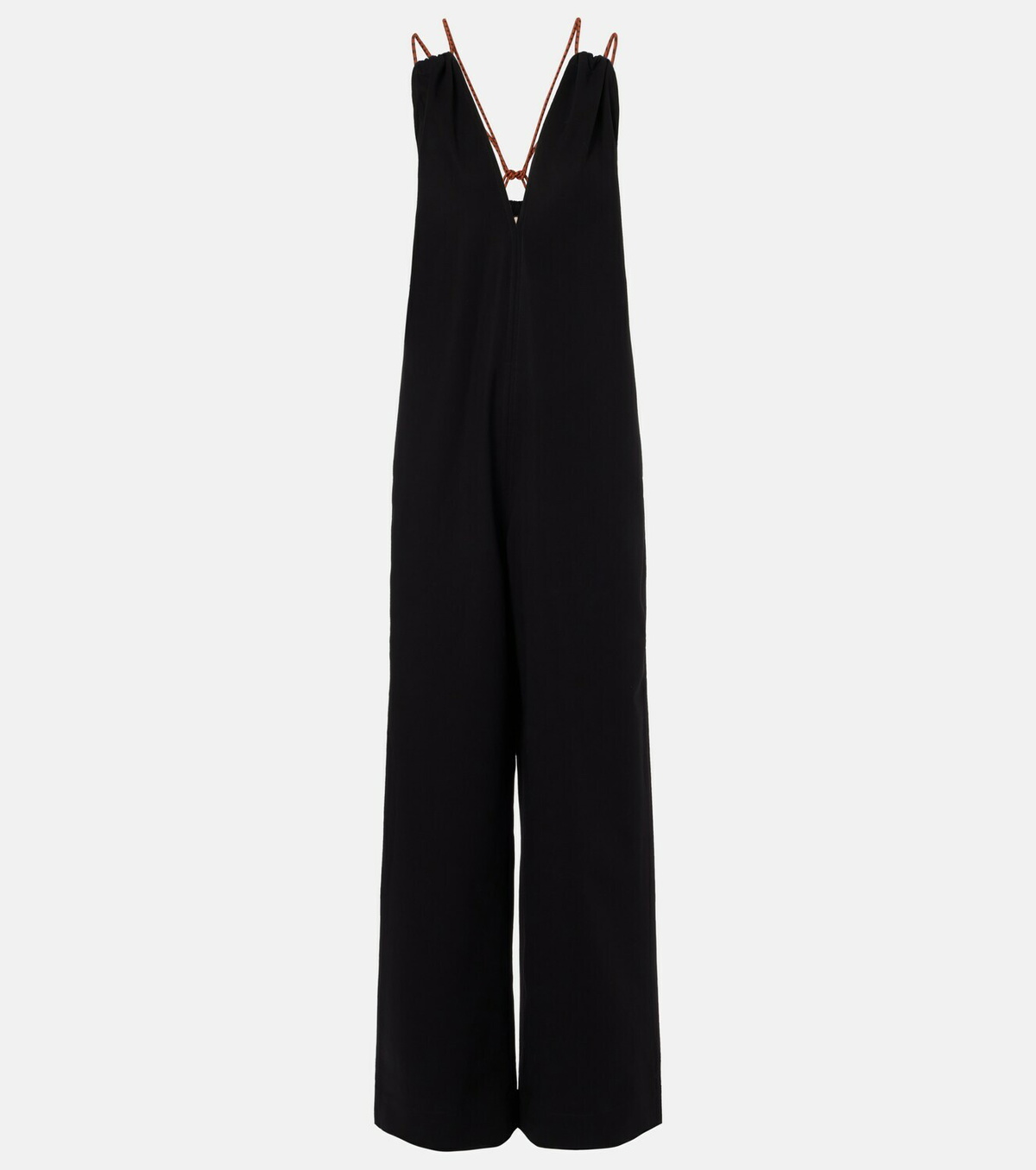 Plan C Cotton crêpe jumpsuit