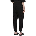 Rick Owens Drkshdw Black Prisoner Drawstring Lounge Pants