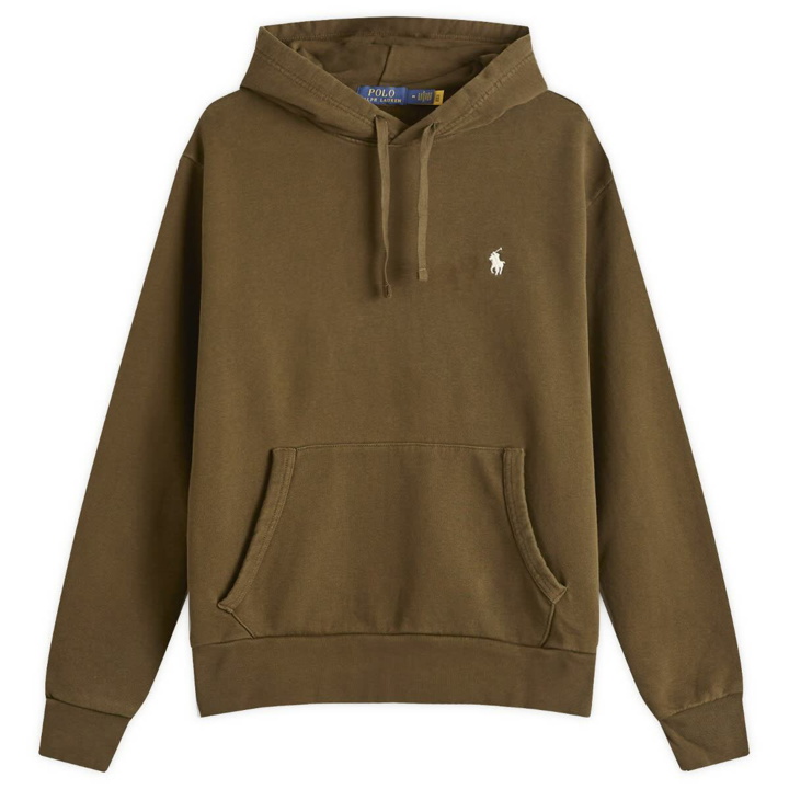 Photo: Polo Ralph Lauren Men's Loopback Hoodie in Dark Loden