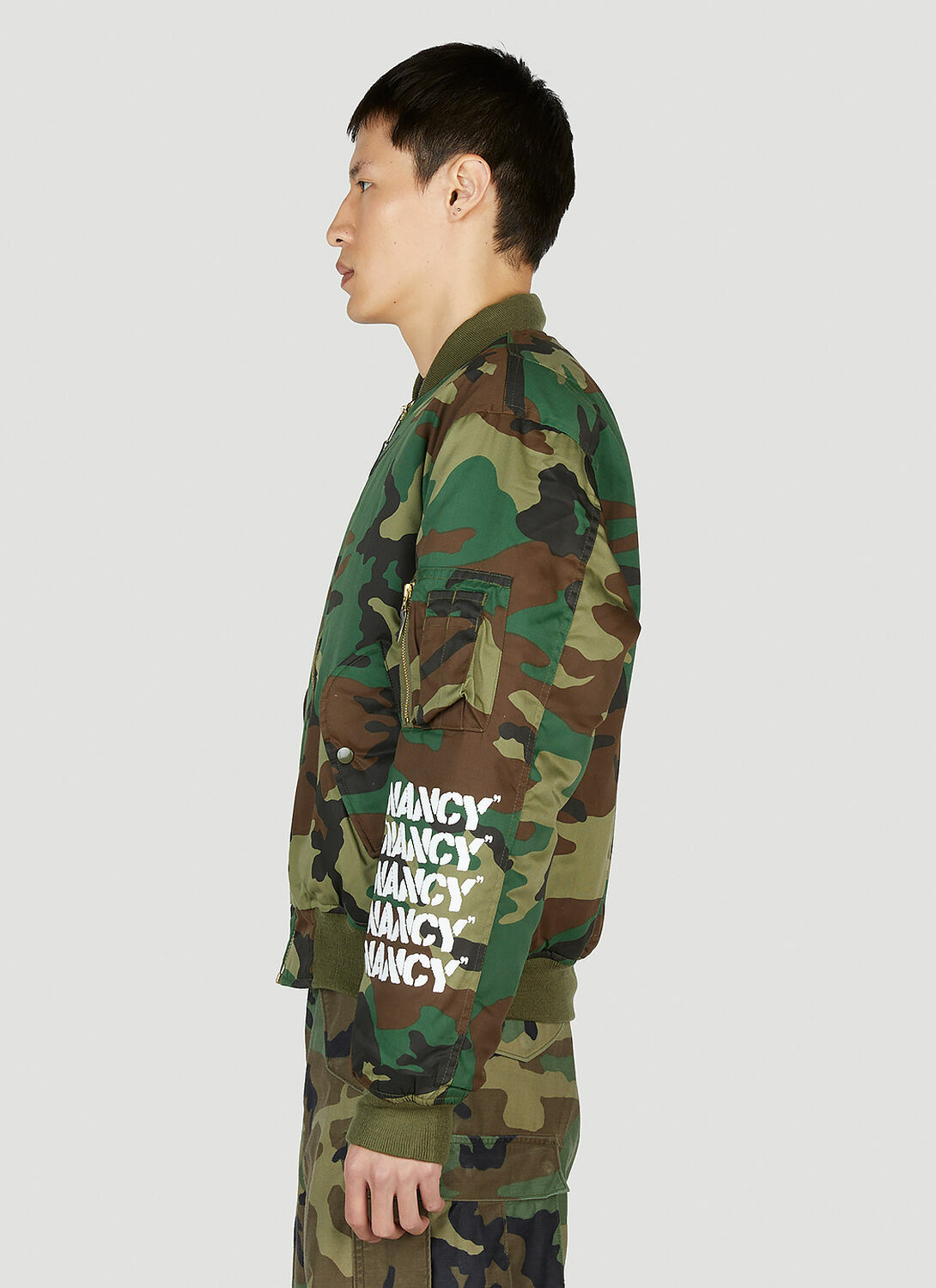 Nancy Camouflage Bomber Jacket