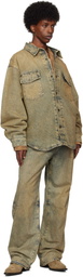 GUESS USA Blue Denim Shirt Overshirt