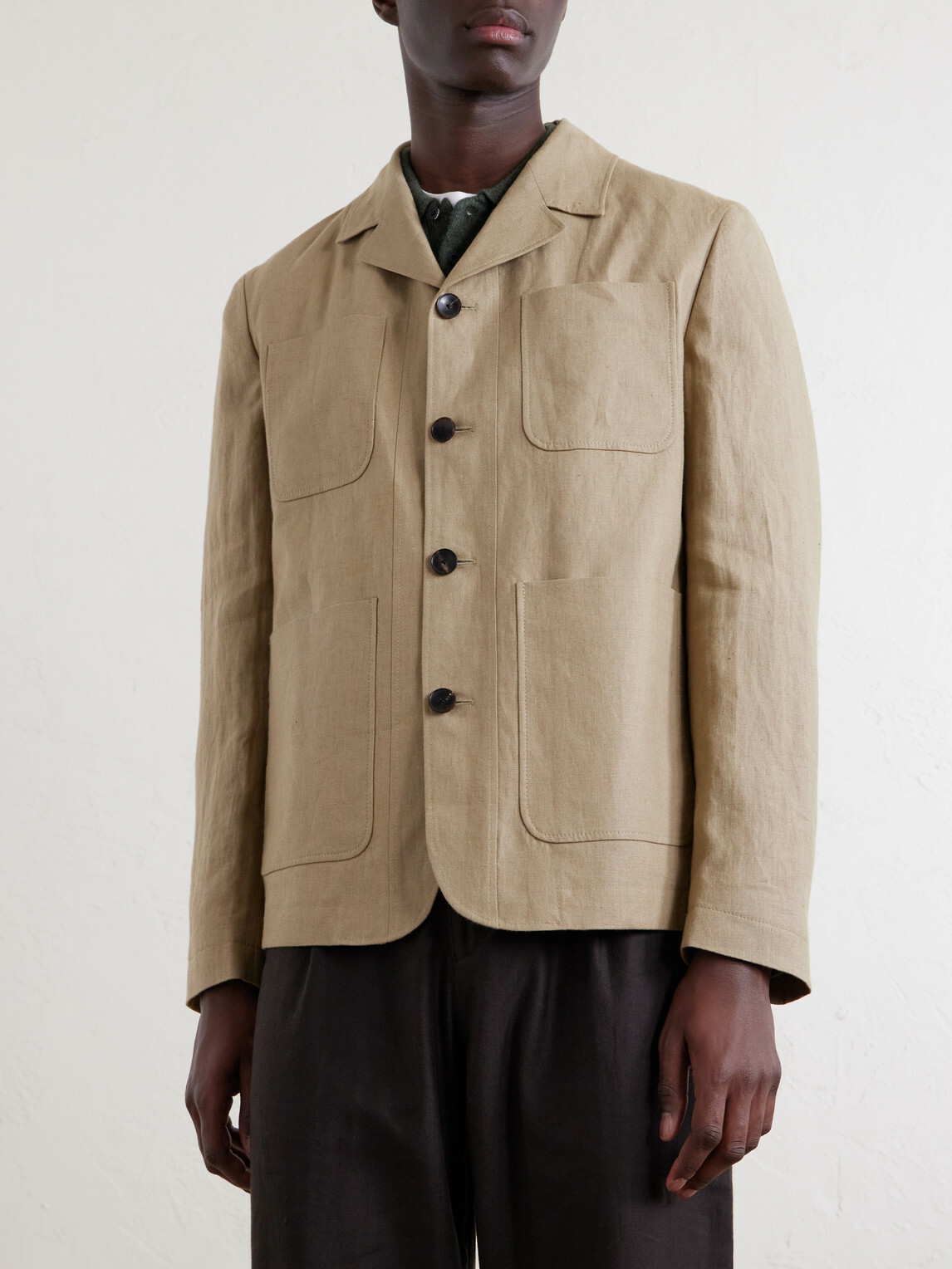 Mr P. - Linen Blazer - Neutrals