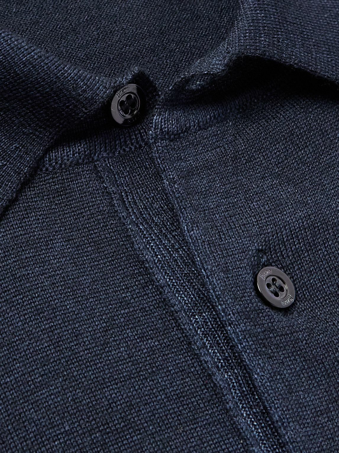 Herno - Wool Polo Shirt - Blue