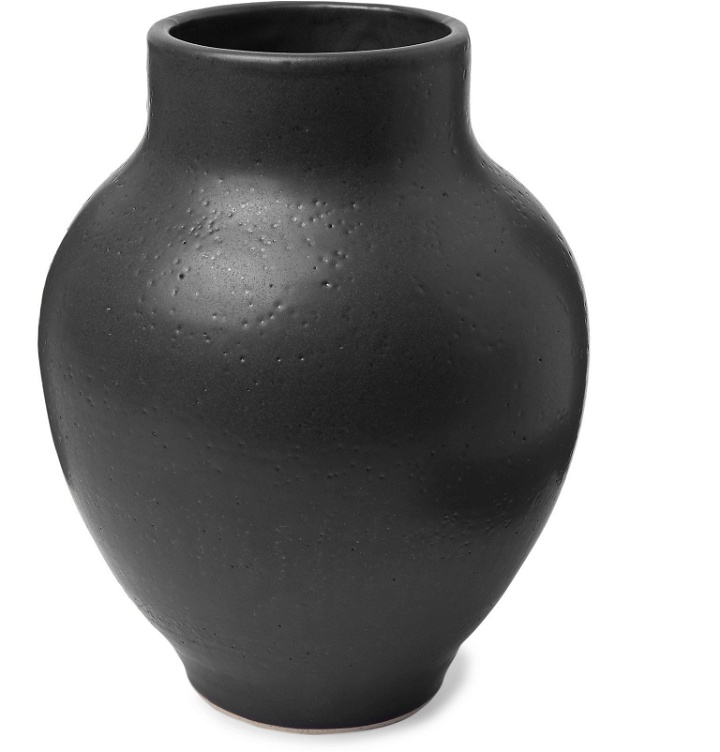 Photo: Roman & Williams Guild - Magnolia Ceramics 9" Vase - Black