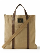 RRL - Harley Leather-Trimmed Cotton-Canvas Tote Bag
