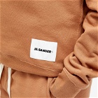 Jil Sander Women's Plus Patch Logo Hoodie in Hazel