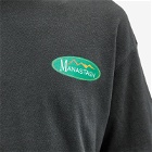 Manastash Men's Original Logo Hemp T-Shirt in Black