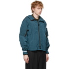 Maison Margiela Blue Nylon Sports Jacket