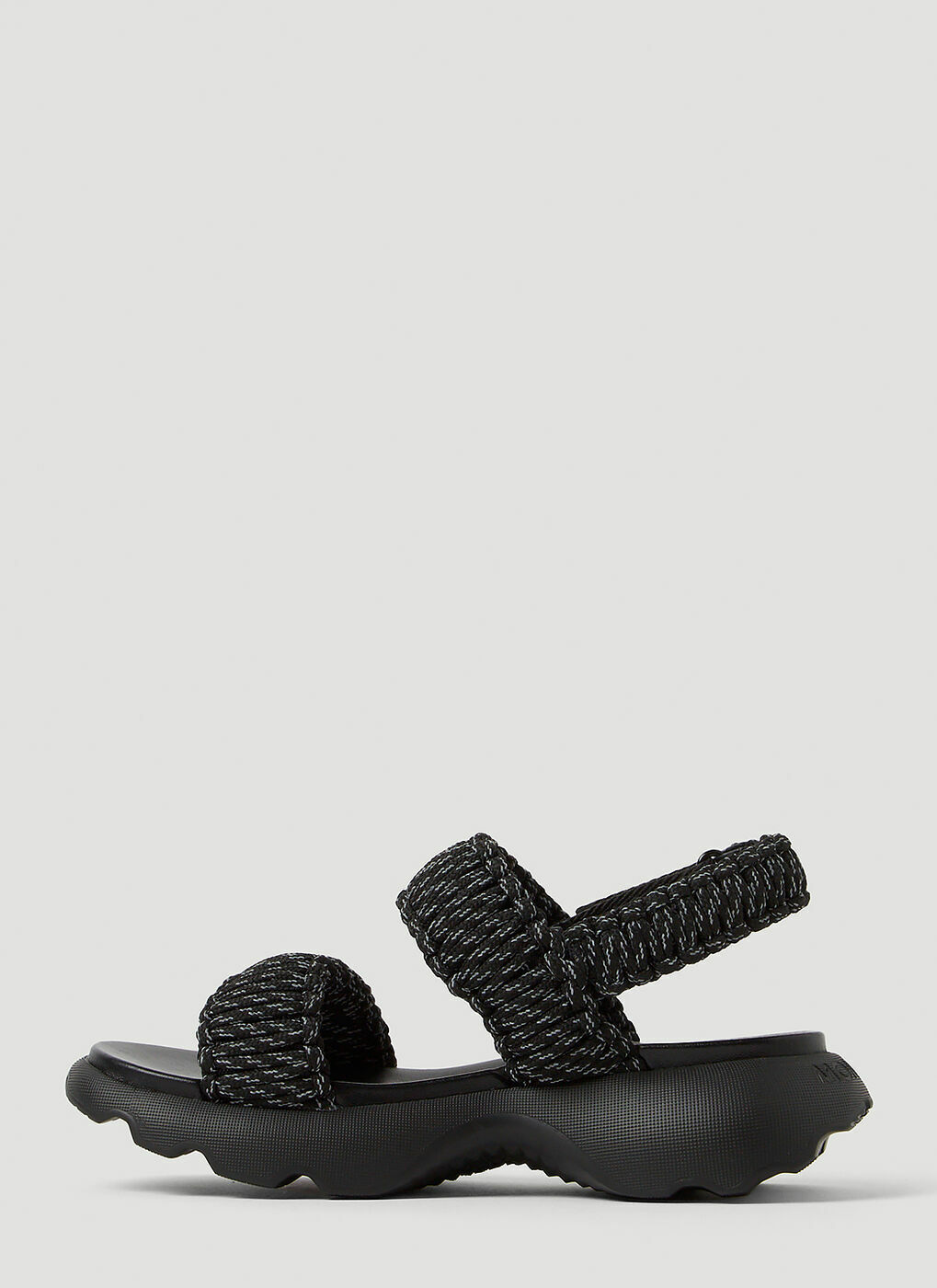 Moncler - Belay Woven Sandals in Black Moncler