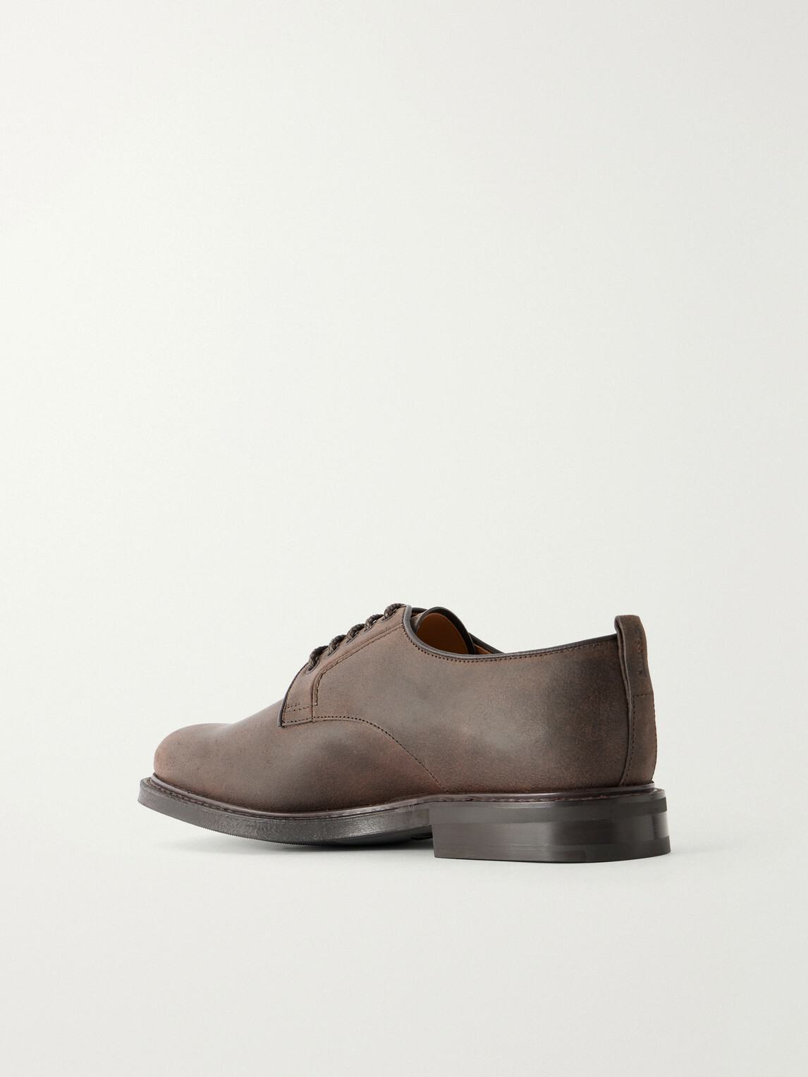 Church's - Pentire Waxed-Suede Derby Shoes - Brown