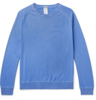 Massimo Alba - Garment-Dyed Cotton and Cashmere-Blend Sweater - Blue
