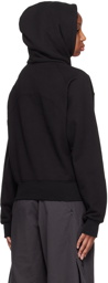 Hyein Seo Black Button Hoodie