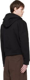 Entire Studios Black Eternal Zip Hoodie
