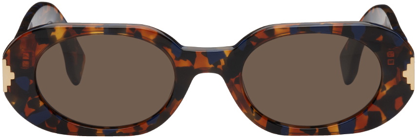 Marcelo Burlon County of Milan Tortoiseshell Nire Sunglasses  display picture 1