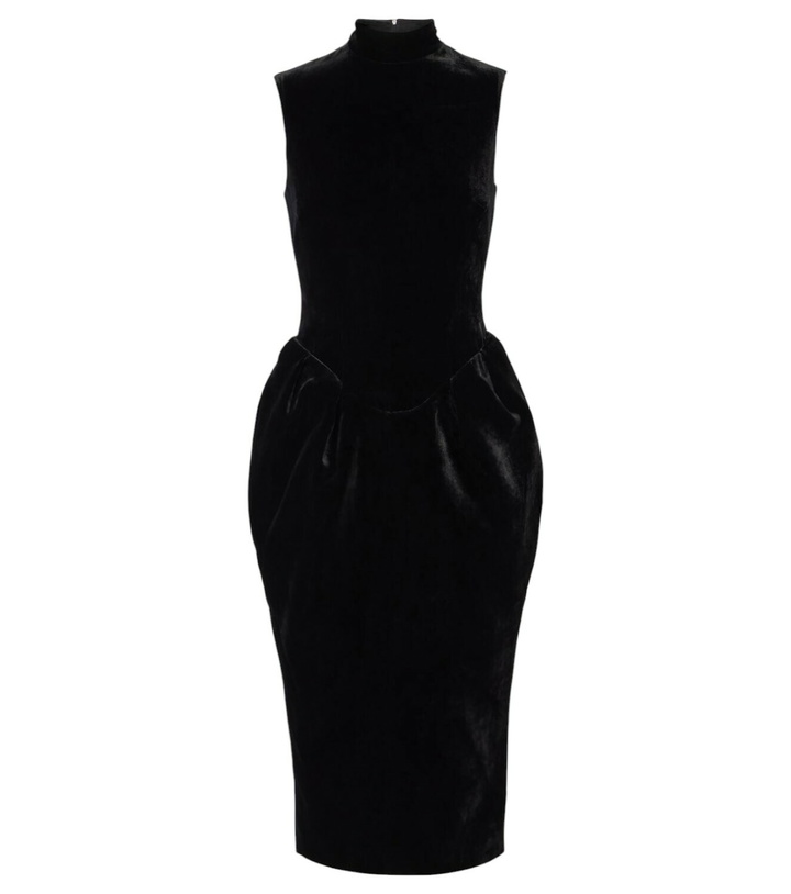 Photo: Rasario Velvet midi dress