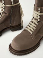Rick Owens - Army Gabe Full-Grain Nubuck Boots - Brown
