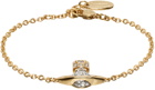 Vivienne Westwood Gold Bright Bas Relief Bracelet