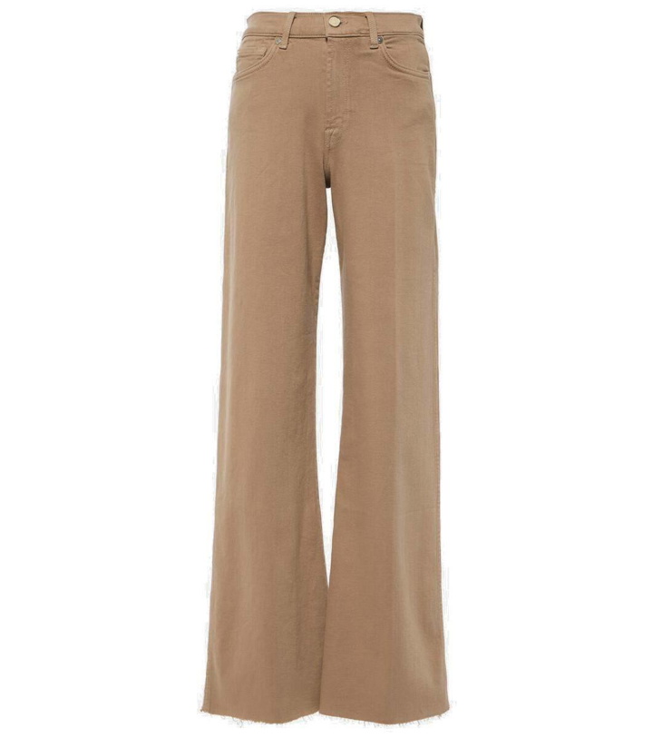 Photo: 7 For All Mankind Lotta high-rise wide-leg jeans