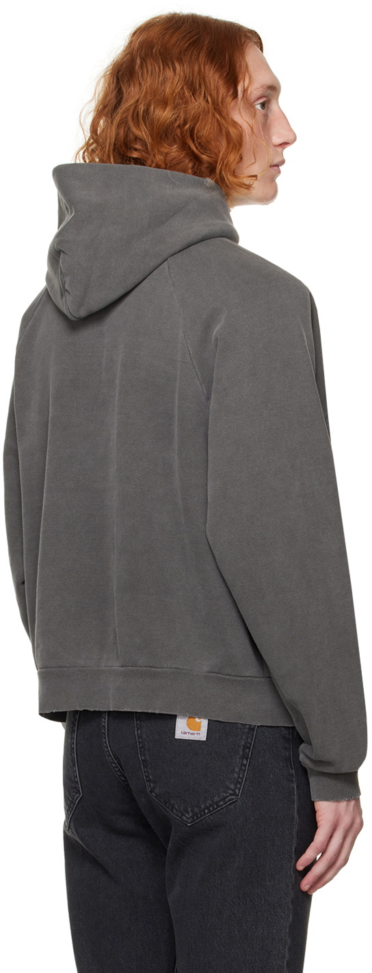 John Elliott Gray Folsom Hoodie