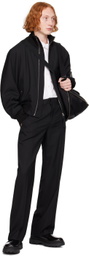 Helmut Lang Black Relaxed Trousers