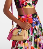 Dolce&Gabbana Sicily Small raffia-effect top-handle bag