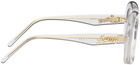 LOEWE Gray Curvy Glasses