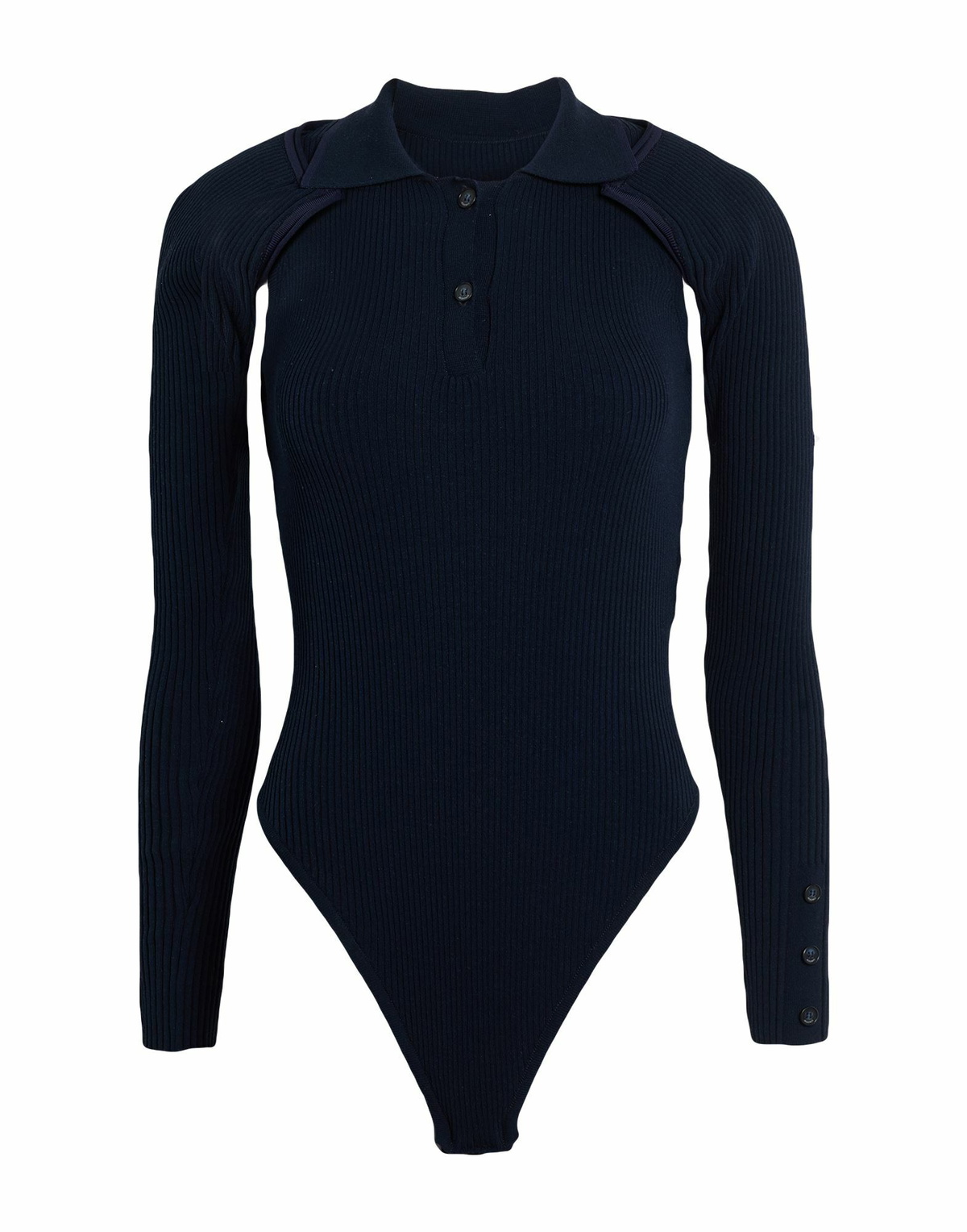 Jacquemus Womens Bodysuit in Navy