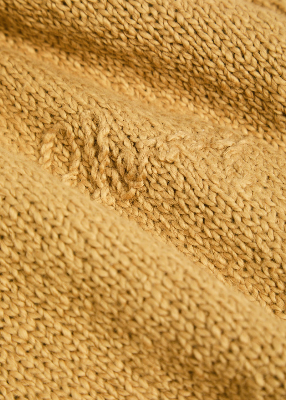 Cherry Los Angeles 5 Star Logo-intarsia Cotton Jumper Tan
