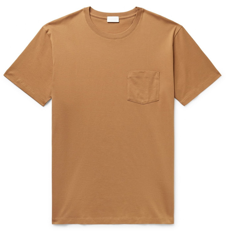 Photo: HANDVAERK - Pima Cotton-Jersey T-Shirt - Orange