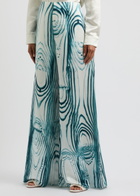 Roksanda Arneau Printed Wide-leg Satin Trousers Multicoloured 1