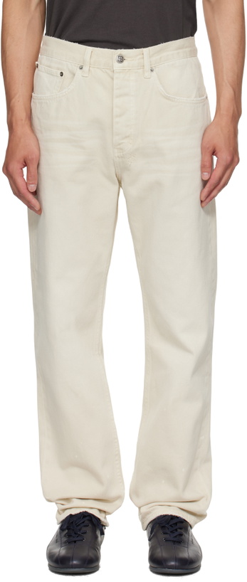 Photo: Ksubi Off-White Anti K Ivory Jeans
