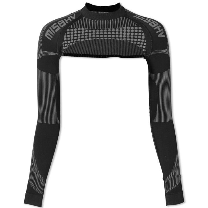 Photo: MISBHV Women's Long Sleeve Sport Shrug in Muted Black