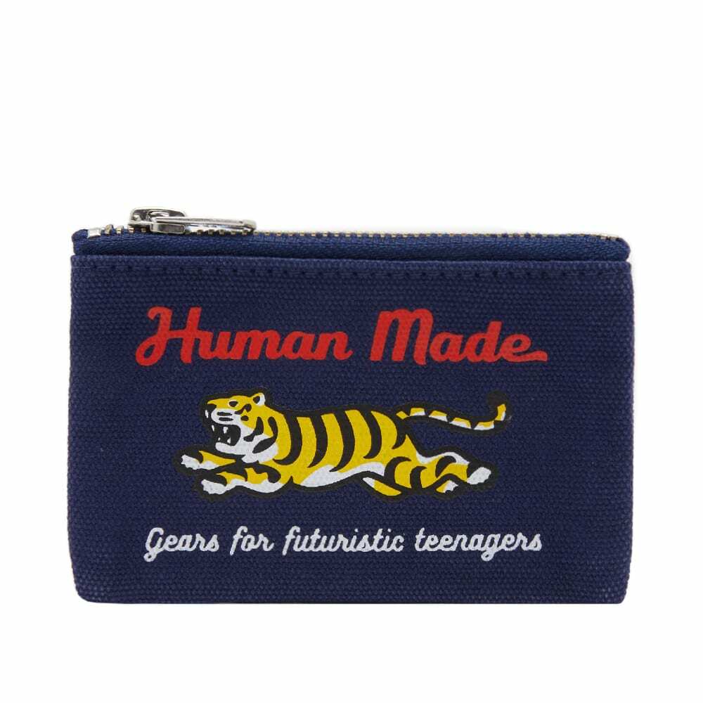ヒューマンメイド　ケース　ネイビー　タイガー Human Made Men's Tiger Card Case in Navy Human Made