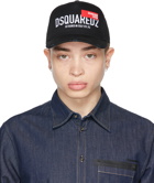 Dsquared2 Black & Red Tag Baseball Cap