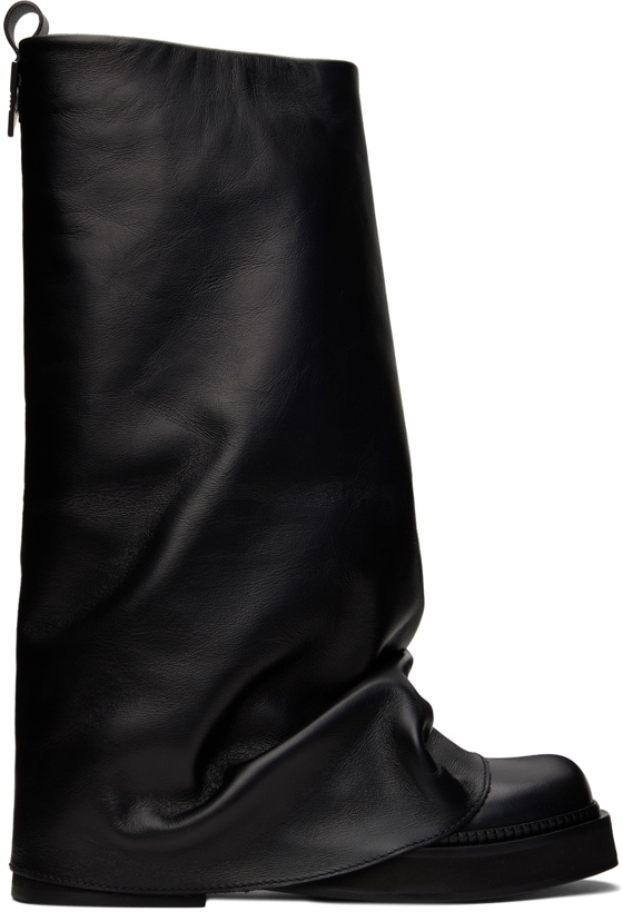 Photo: The Attico Black Robin Combat Boots