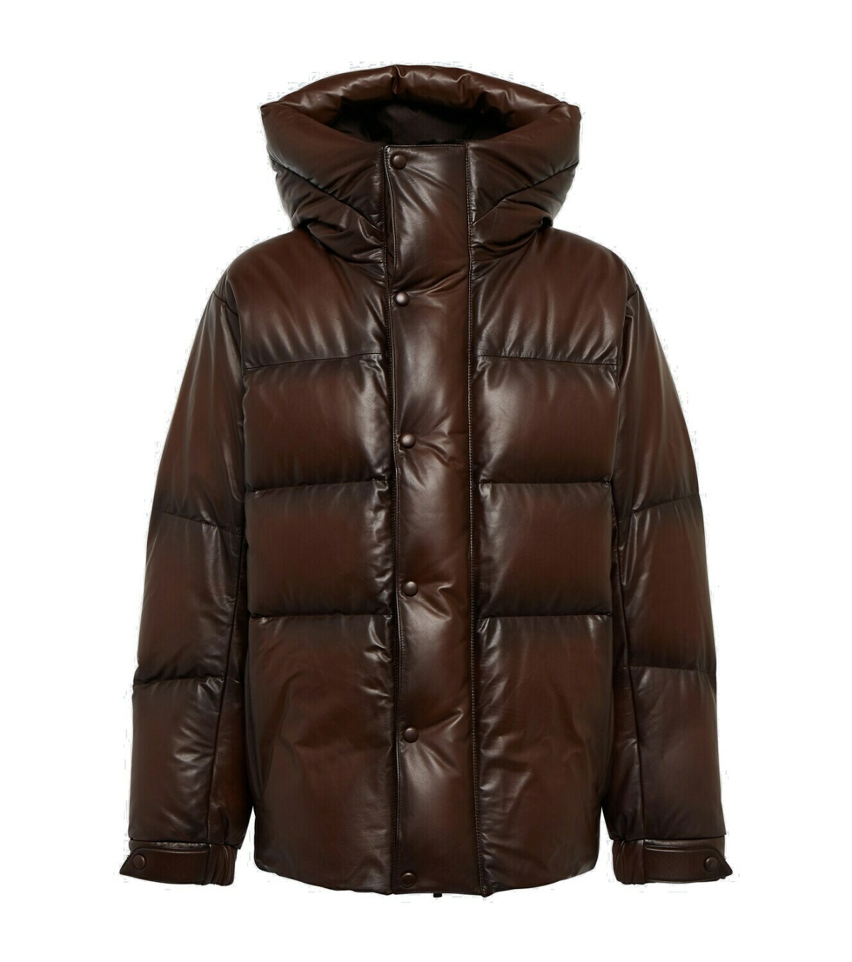 Photo: Berluti Patina leather down jacket