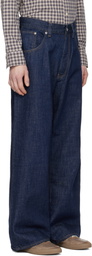 Sunflower Navy Super Wide Jeans