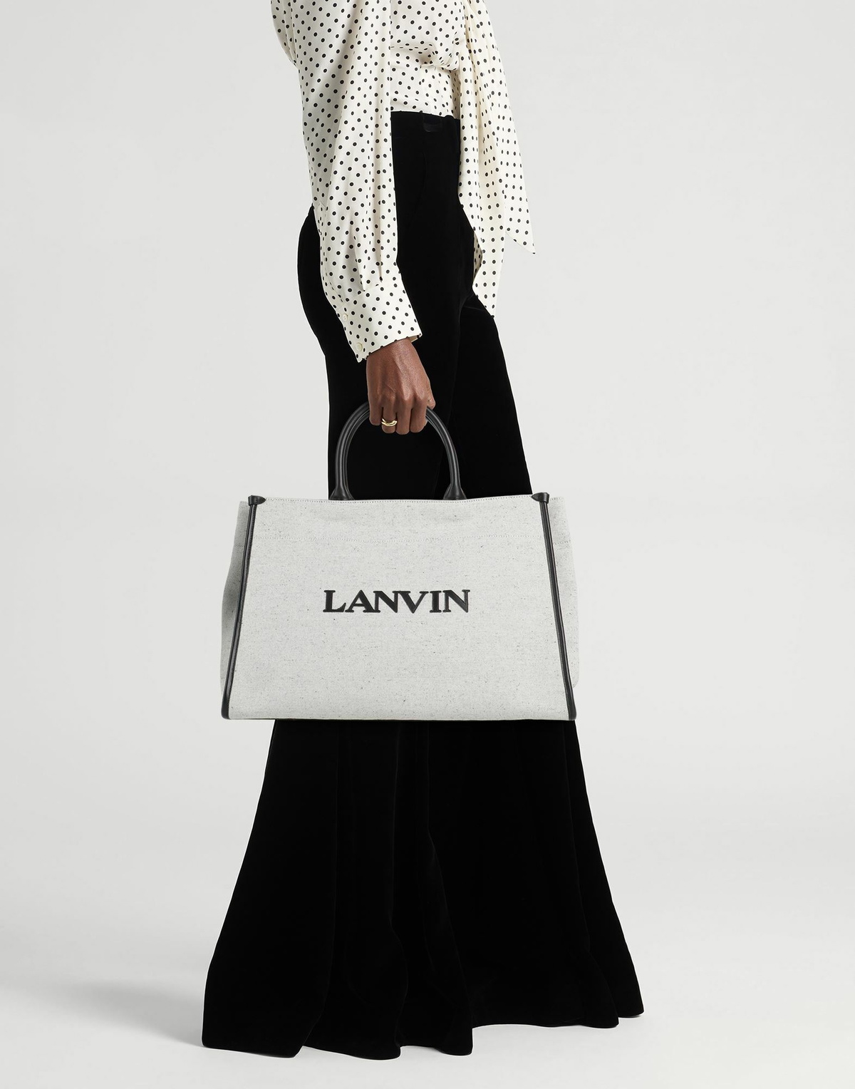 Lanvin Womens Handbag Light in Grey