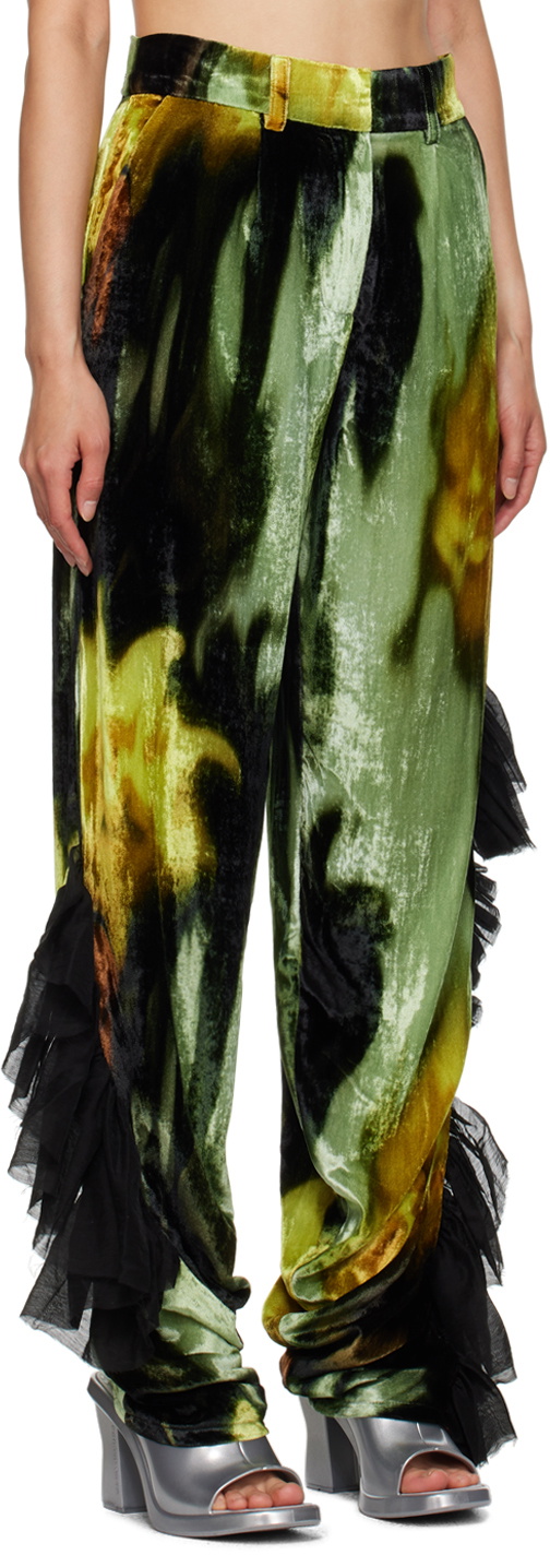Collina Strada Multicolor Dante Ruffle Trouser