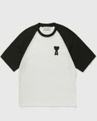 SHORT SLEEVES BOXY FIT TEESHIRT WITH AMI DE COEUR KNITTED PATCH