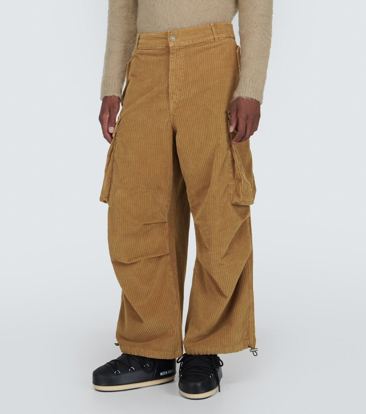 Alanui Velvet corduroy cargo pants
