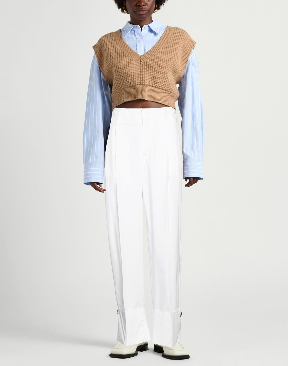 Darkpark Womens Pants in White