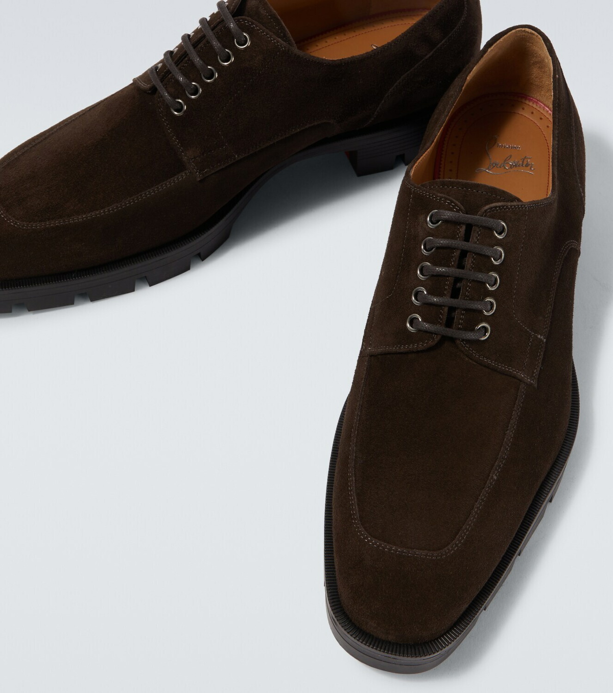 Christian Louboutin Davisol Lion suede Derby shoes