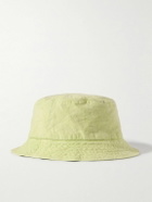 Vilebrequin - Bohème Logo-Embroidered Linen Bucket Hat - Green